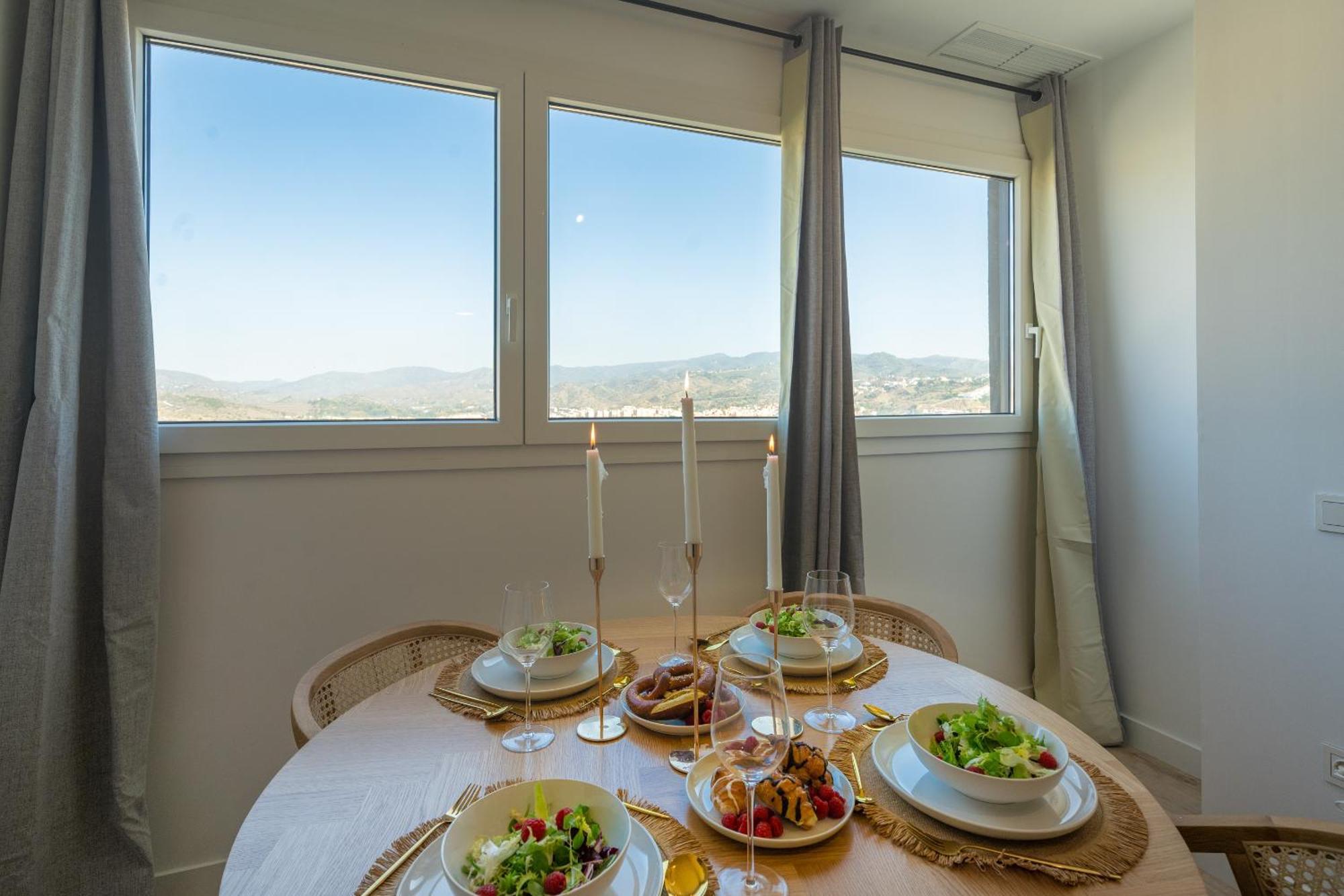 Xpce Urban 3 Malaga Skyline - Parking Free Apartment Ngoại thất bức ảnh