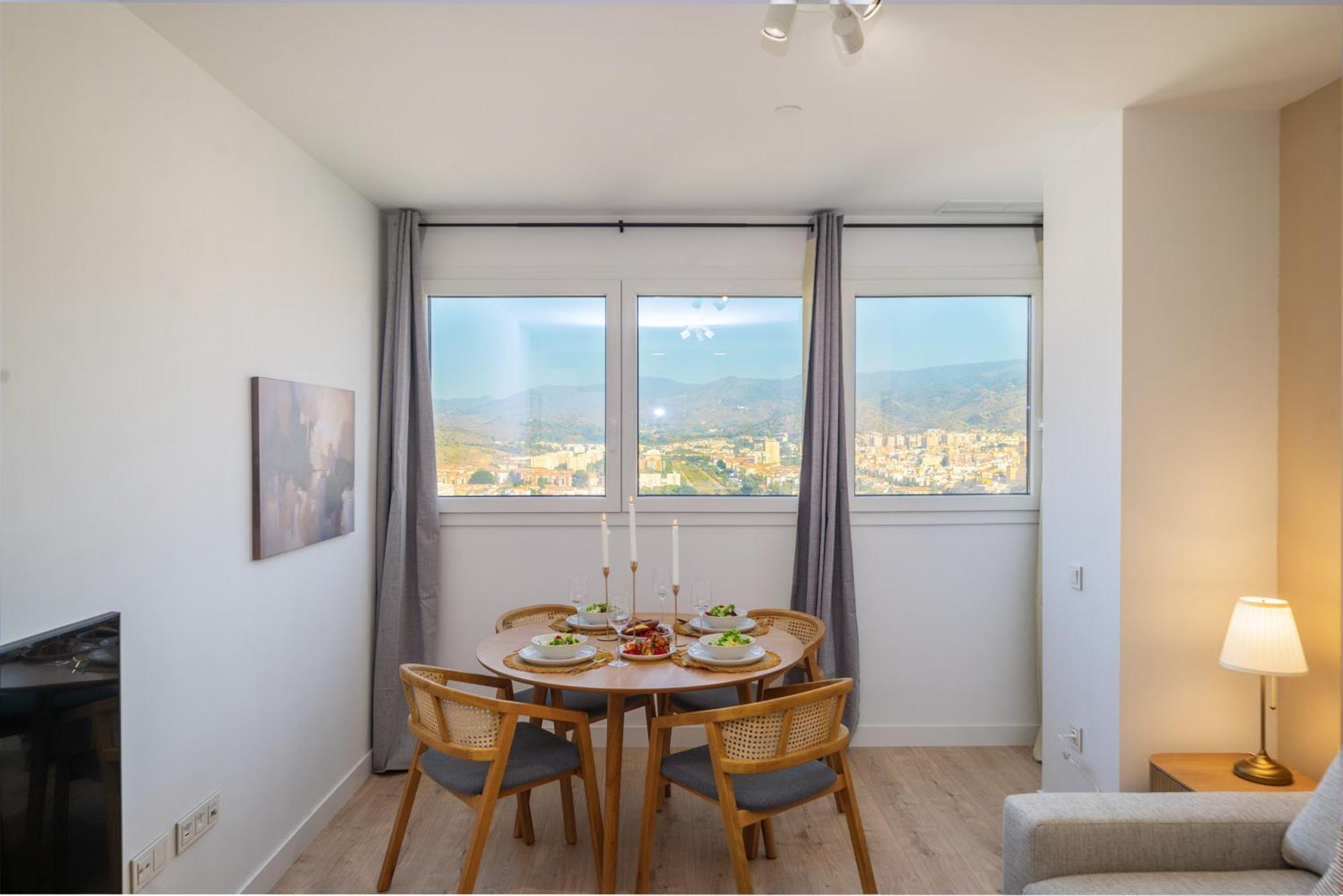 Xpce Urban 3 Malaga Skyline - Parking Free Apartment Ngoại thất bức ảnh